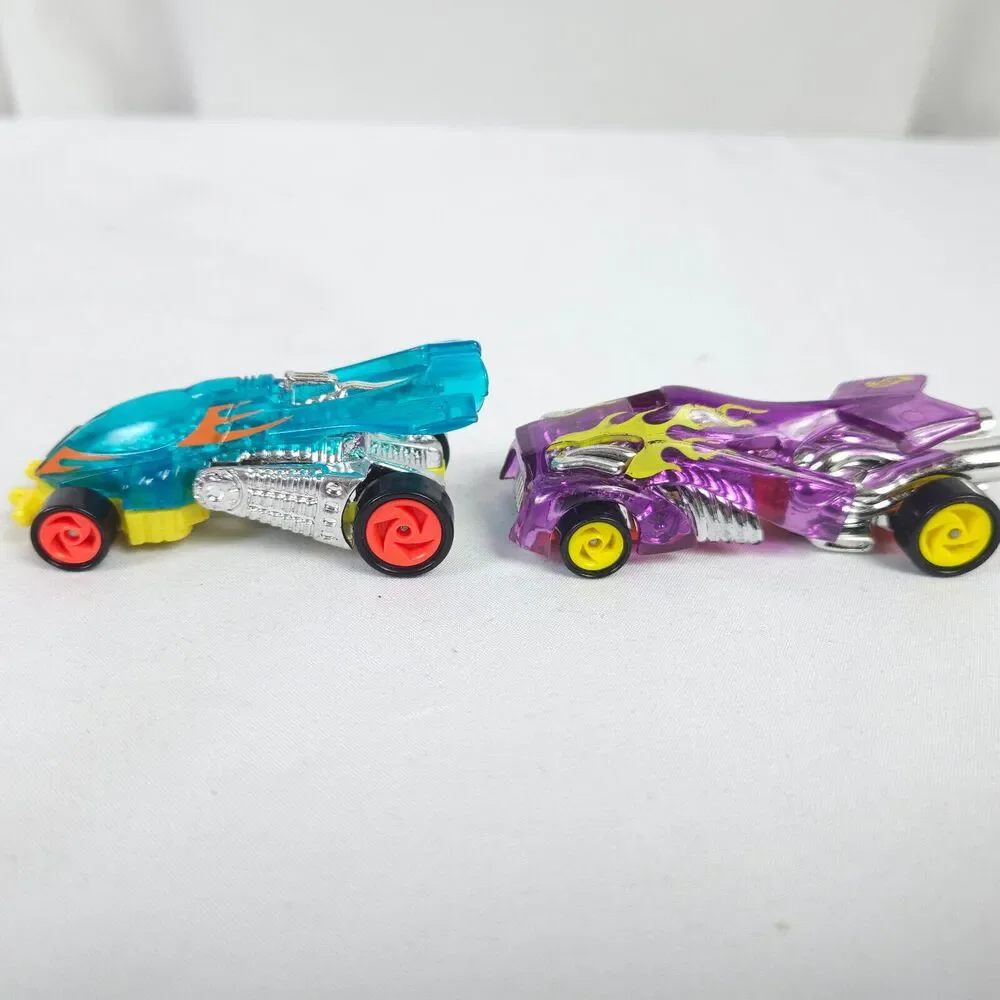 Vintage 90s Hot Wheels 1993 Speed Hook Launcher Race Cars 57 Chevy Alligator Top
